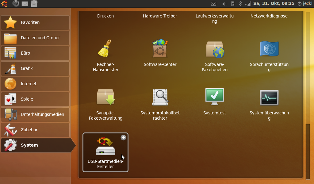 Ubuntu 9.10 Karmic Koala - USB-Startmedium erstellen Ubuntu 9.10 Karmic Koala - USB-Startmedium erstellen